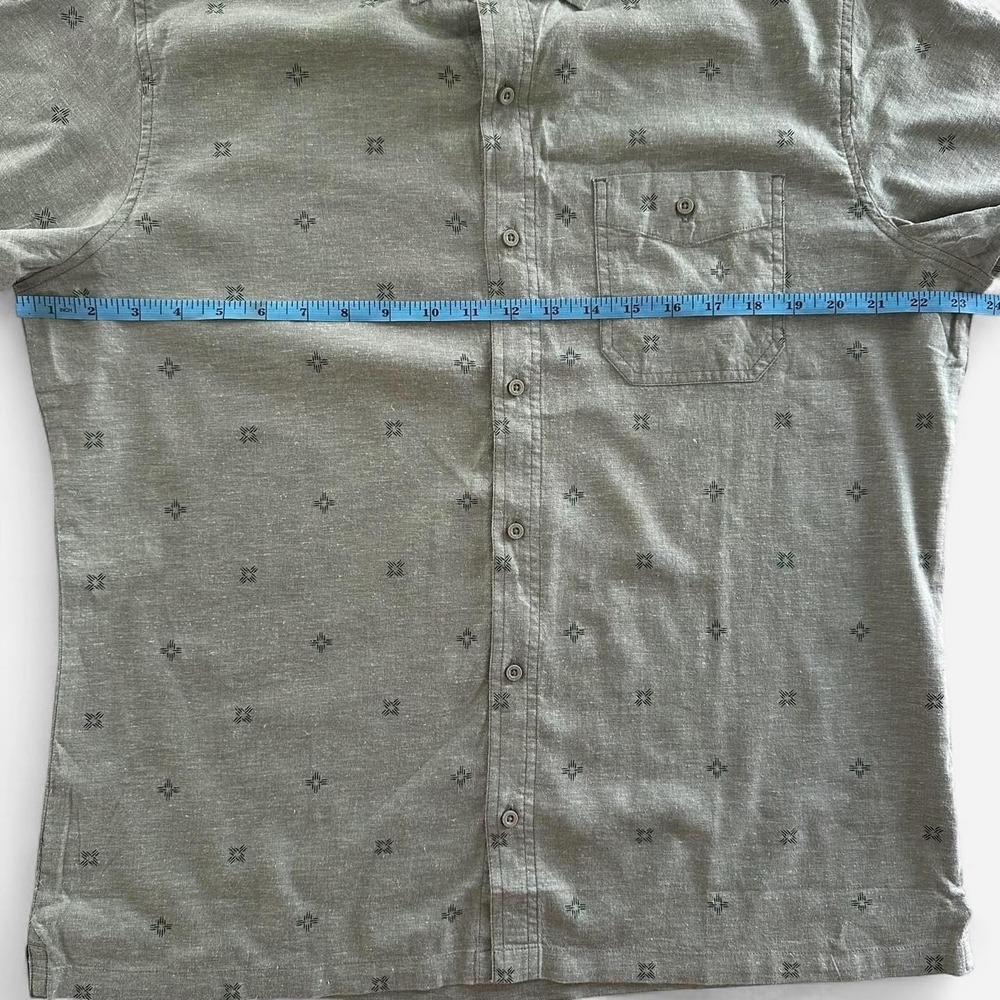 NWT KUHL Men's Getaway Shirt in Aloe Collared Button Up Hemp Performance Large - Picture 5 of 7
